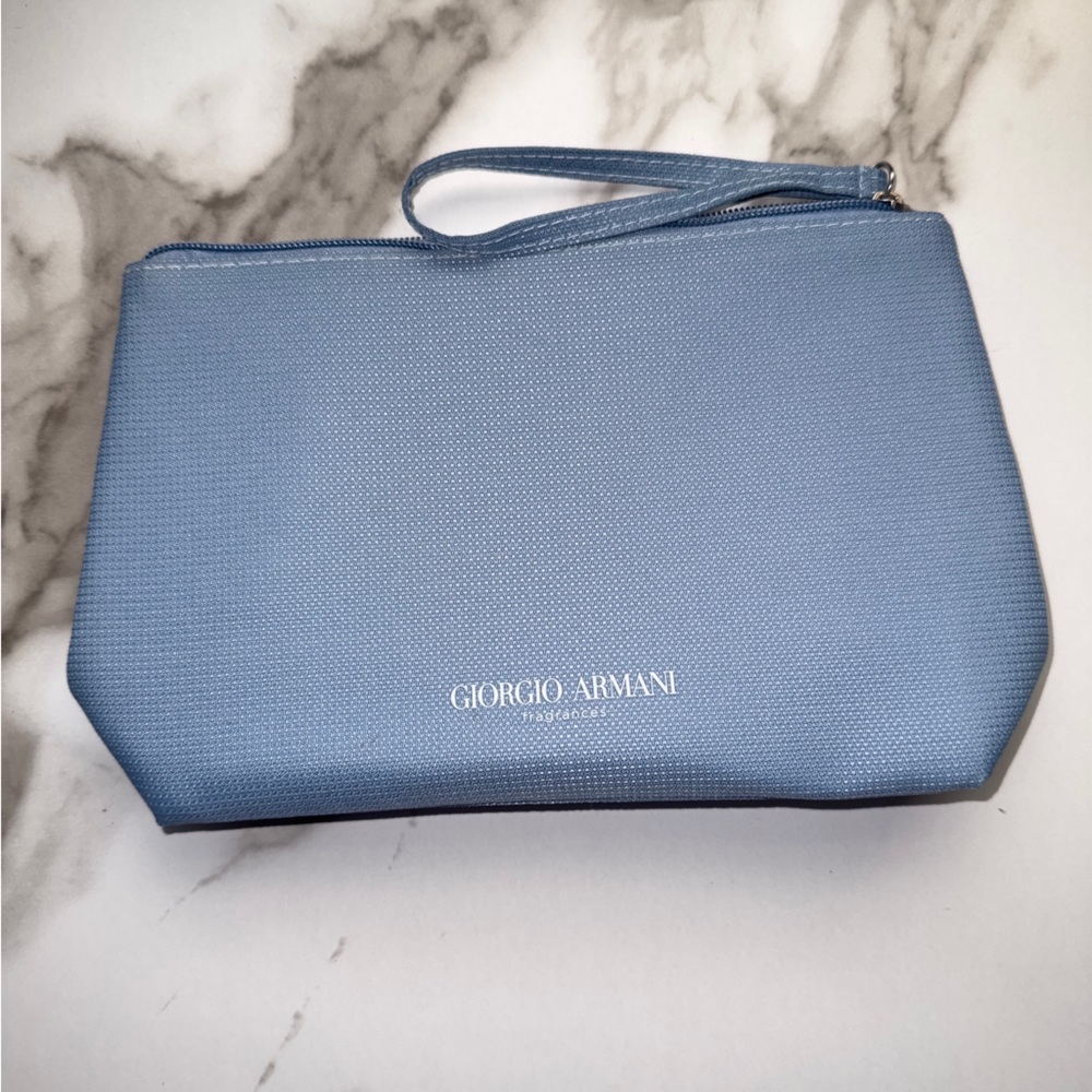 Giorgio Armani Blue Fragrance & Cosmetics Bag